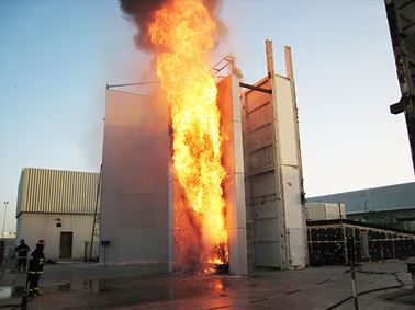Building Cladding Fire testing 640x480